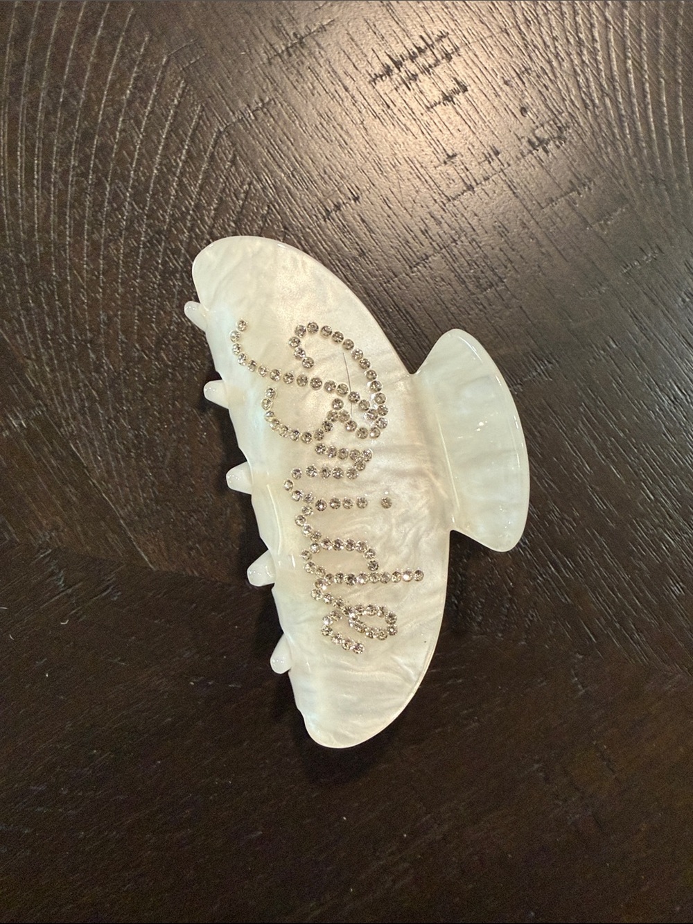 Pearlescent Brixe Crystal Hair Claw